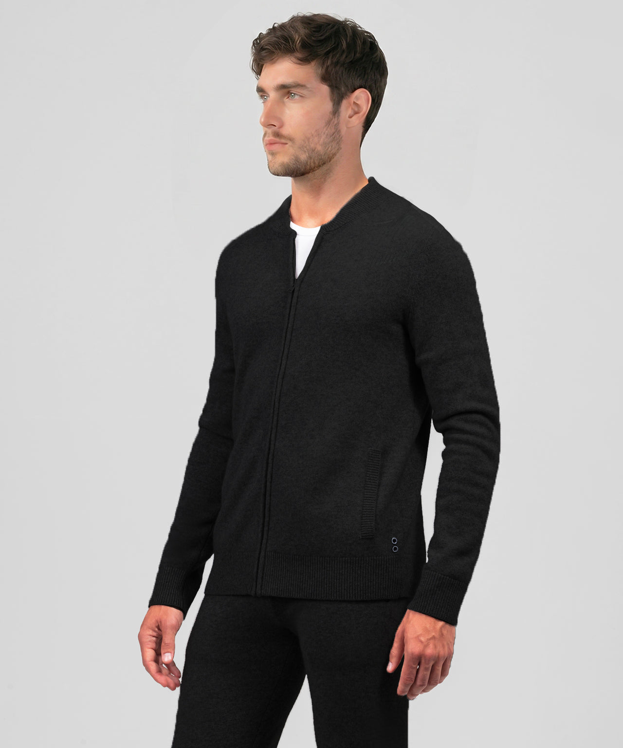 Tennis Jacket Kaschmir: Schwarz
