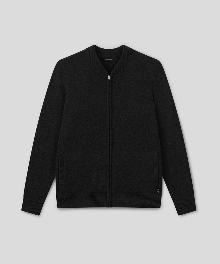 Veste de tennis en cachemire: Noir