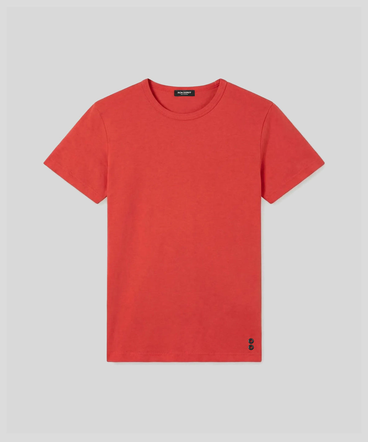 Crew Neck T-Shirt Eyelet Edition: Shocking Red
