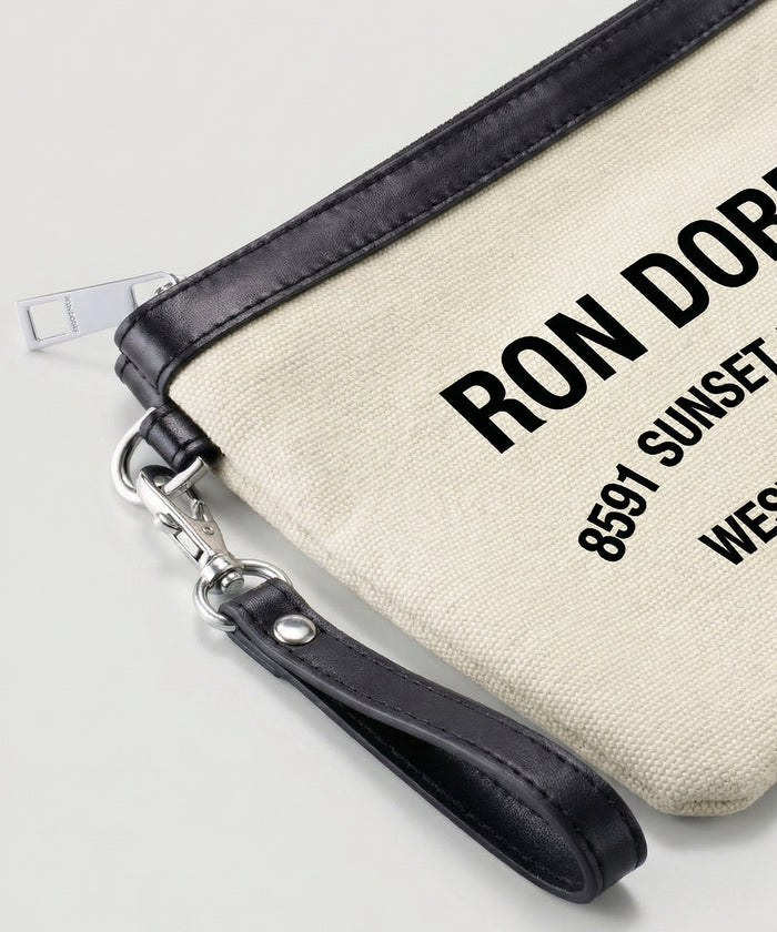 Pochette "SUNSET": Blanc rétro