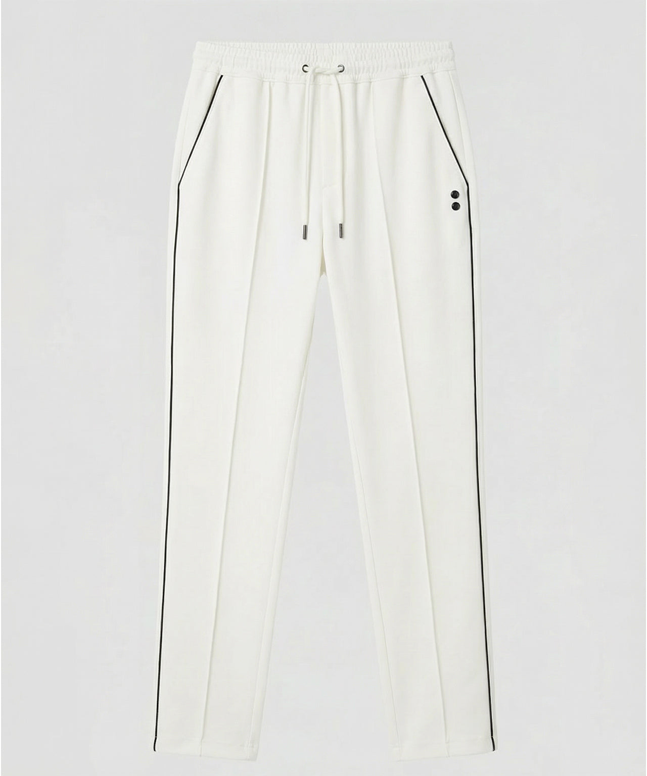 City Pants w. Piping: Off White