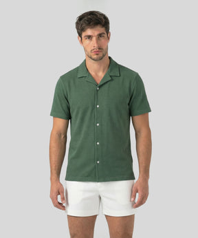 Chemise en mesh: Vert Court