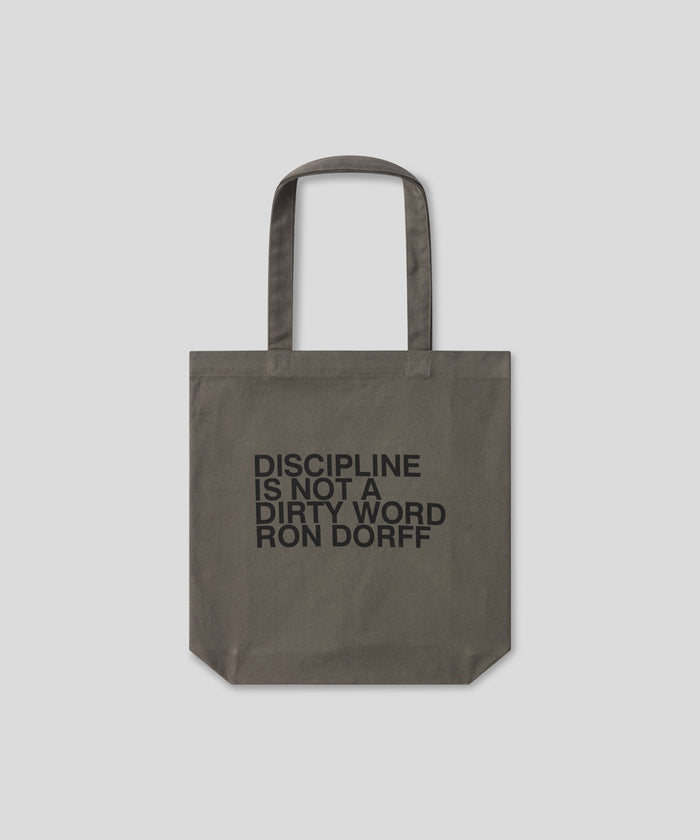 Tote Bag "DISCIPLINE": Vert Militaire