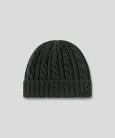 Wool Cashmere Telemark Beanie: Dark Khaki