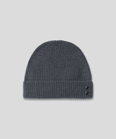 Ribbed Wool Beanies: Cosmo Grey