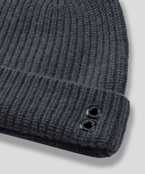 Ribbed Wool Beanies: Cosmo Grey
