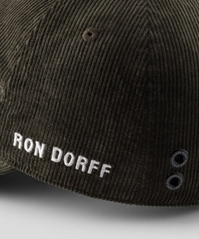 Corduroy Coach Cap "RON DORFF": Military Green