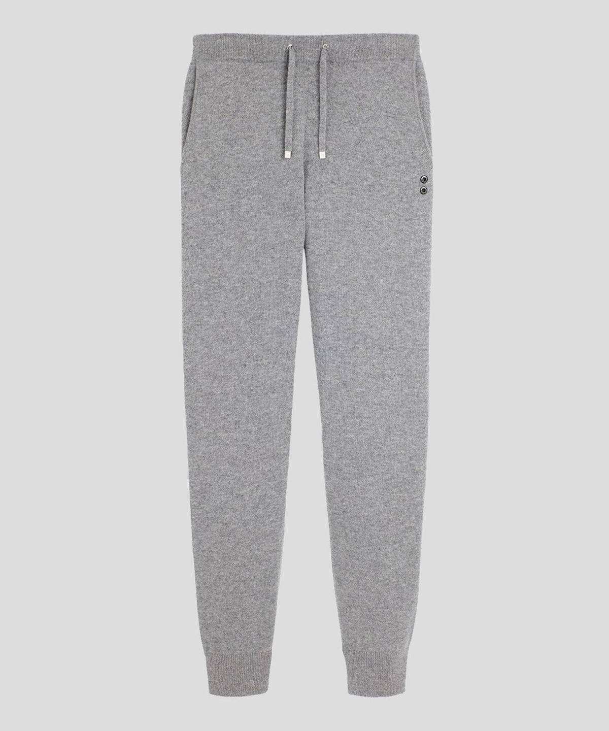 Pantalon en cachemire : Gris Chiné