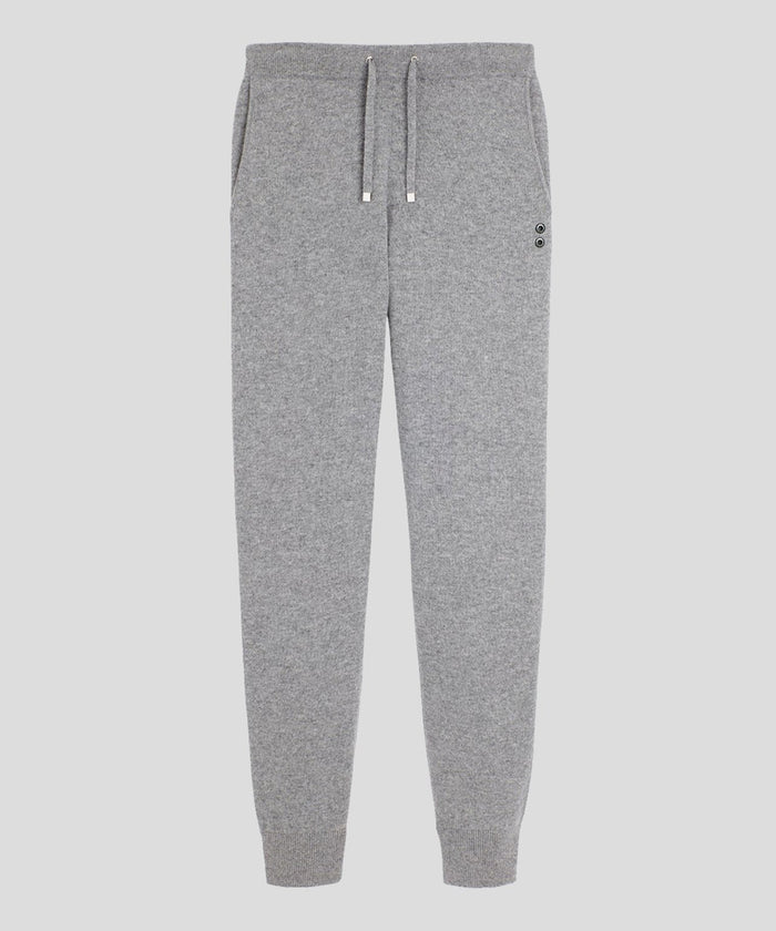 Pantalon en cachemire : Gris Chiné