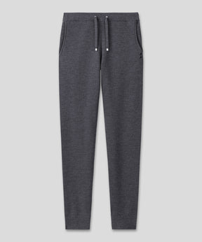 Ribbed Wool Pants: Cosmo Grey