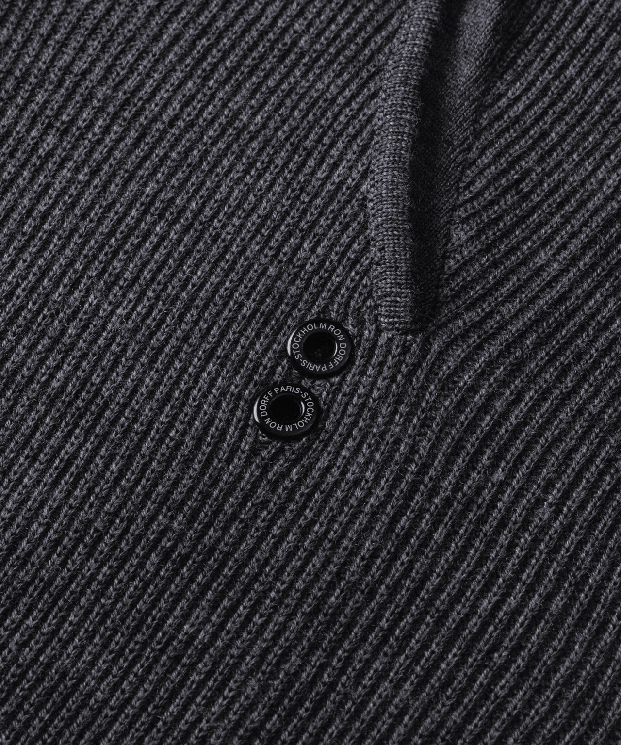 Ribbed Wool Pants: Cosmo Grey