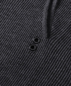 Ribbed Wool Pants: Cosmo Grey