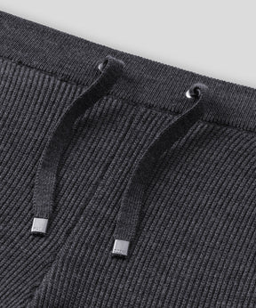 Ribbed Wool Pants: Cosmo Grey