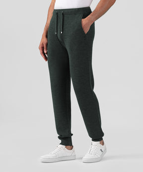 Ribbed Wool Pants: Dark Khaki