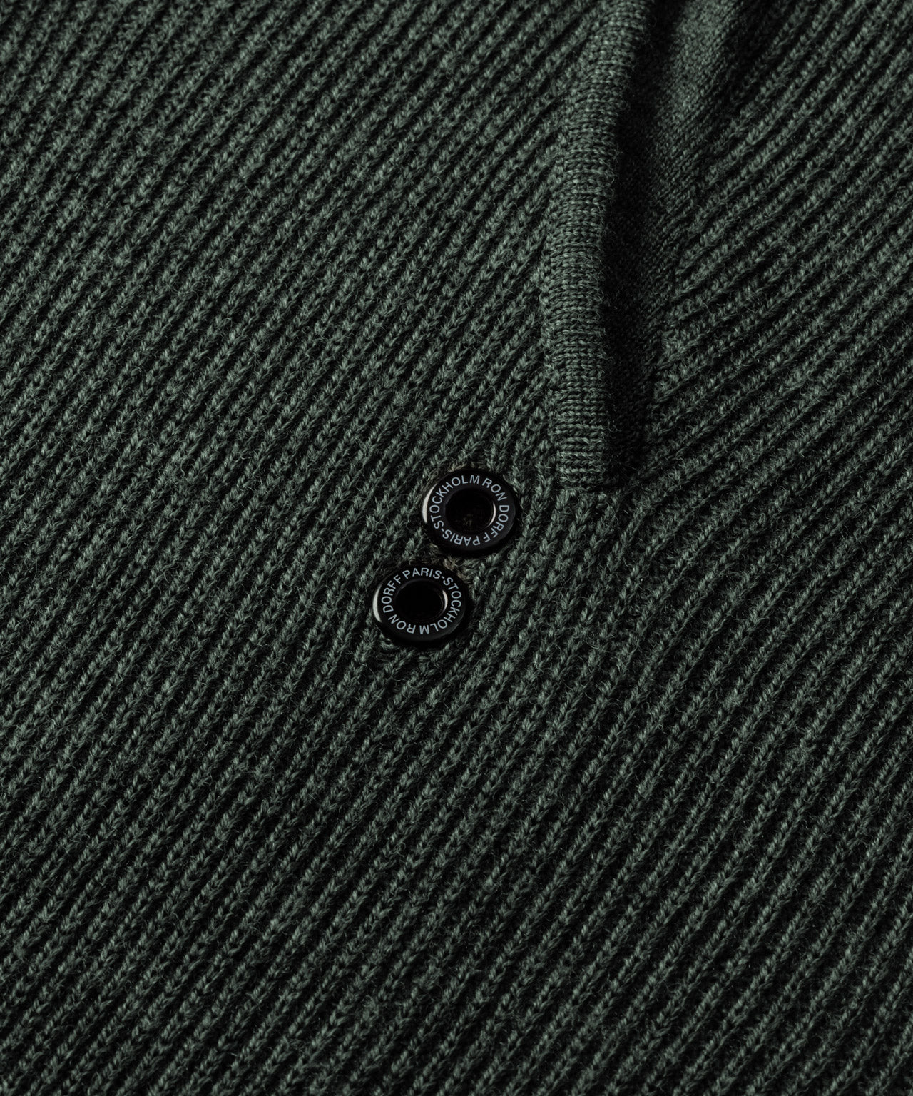 Ribbed Wool Pants: Dark Khaki