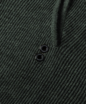 Ribbed Wool Pants: Dark Khaki