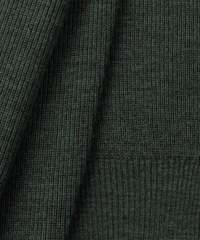 Ribbed Wool Pants: Dark Khaki