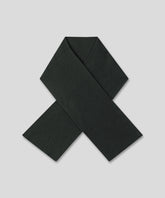 Ribbed Wool Scarf: Dark Khaki