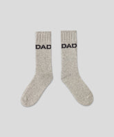 Fjällsocks "DAD": Beige Melange