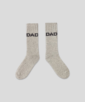 Fjällsocks "DAD": Beige Melange