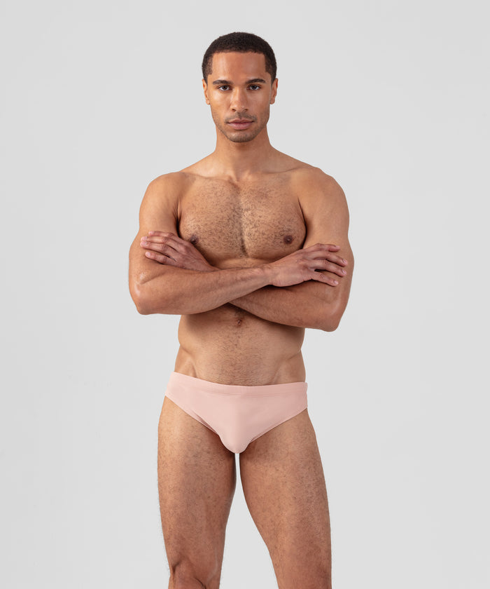 Maillots de bain slip taille basse : Nude pêche