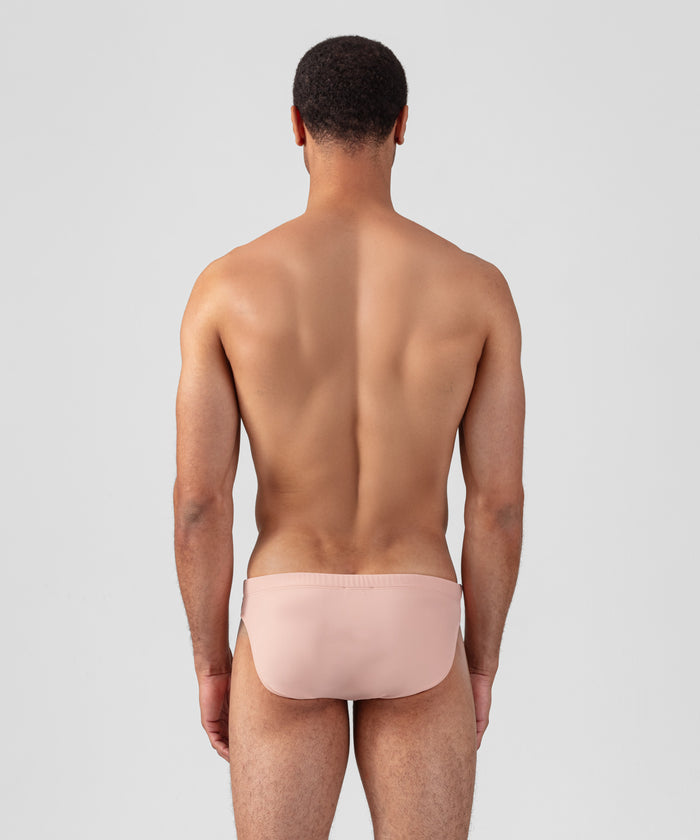 Maillots de bain slip taille basse : Nude pêche