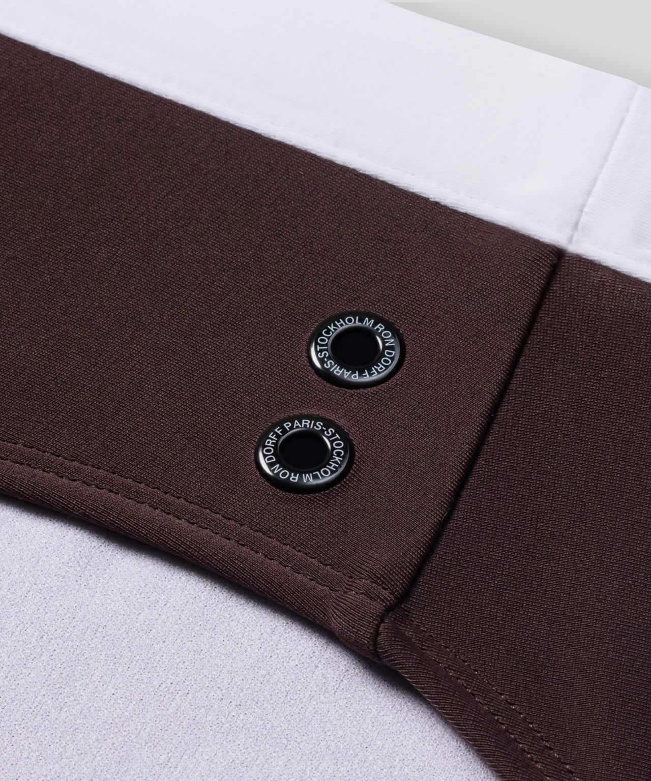 Swim Briefs w. Waistband: Espresso Nude