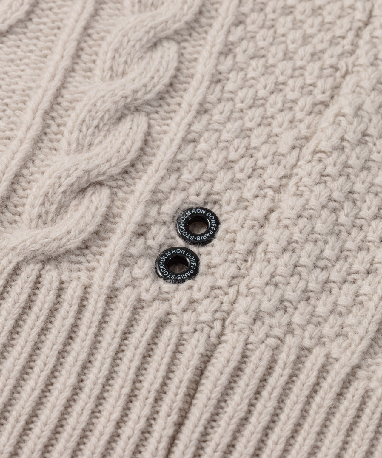 Wool Cashmere Telemark Sweater: Beige Melange