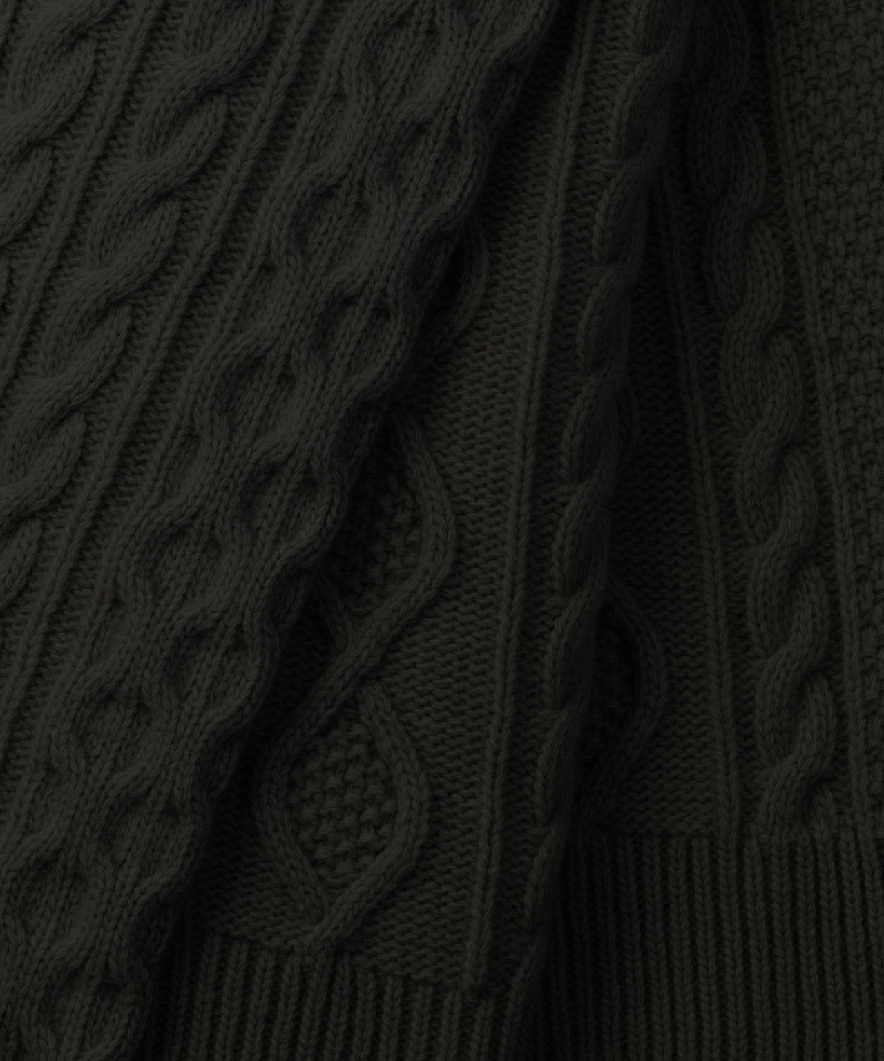 Wool Cashmere Telemark Sweater: Dark Khaki