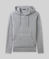 Wool Cashmere Telemark Hoodie: Grey Melange