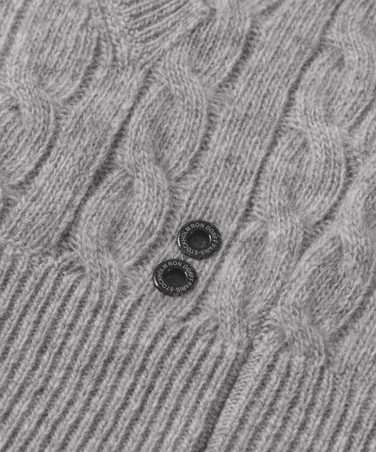 Wool Cashmere Telemark Hoodie: Grey Melange