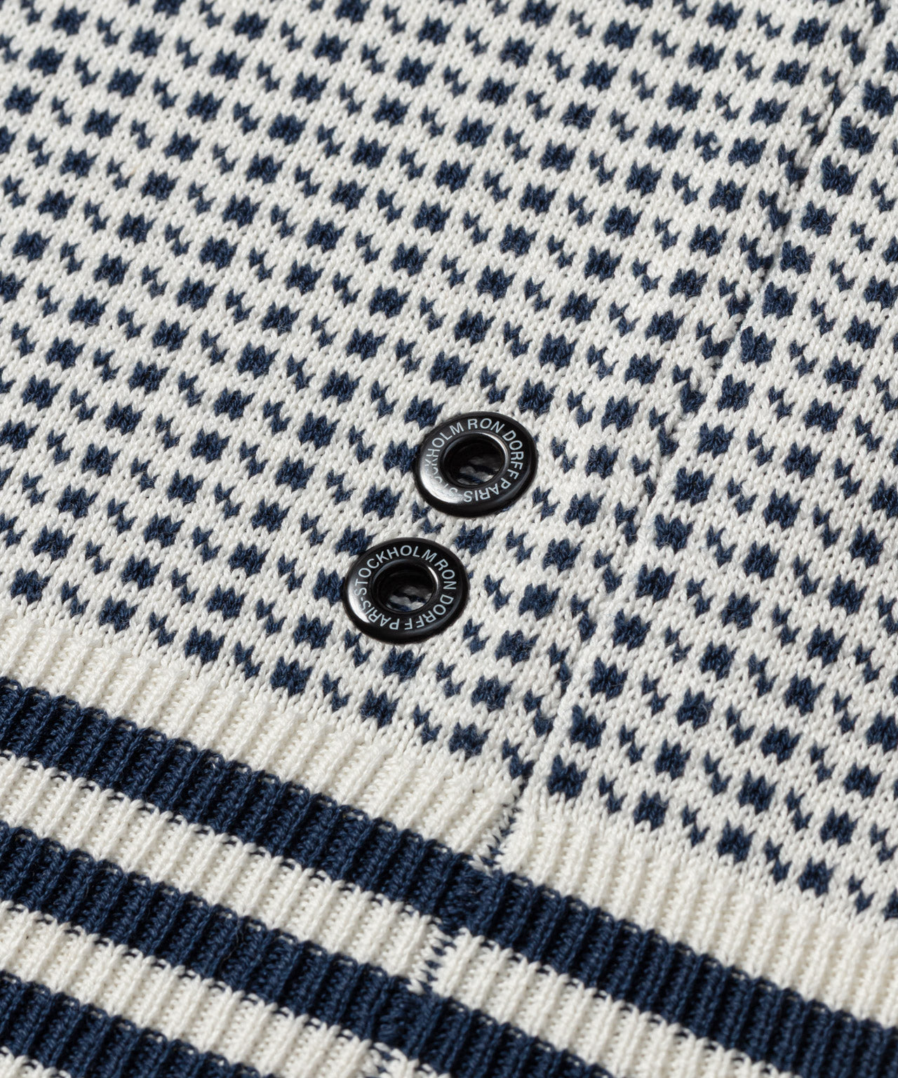 Cotton-Silk Nordic Sweater: Off White