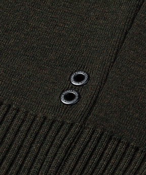 Army Merino Wool Sweater: Dark Khaki