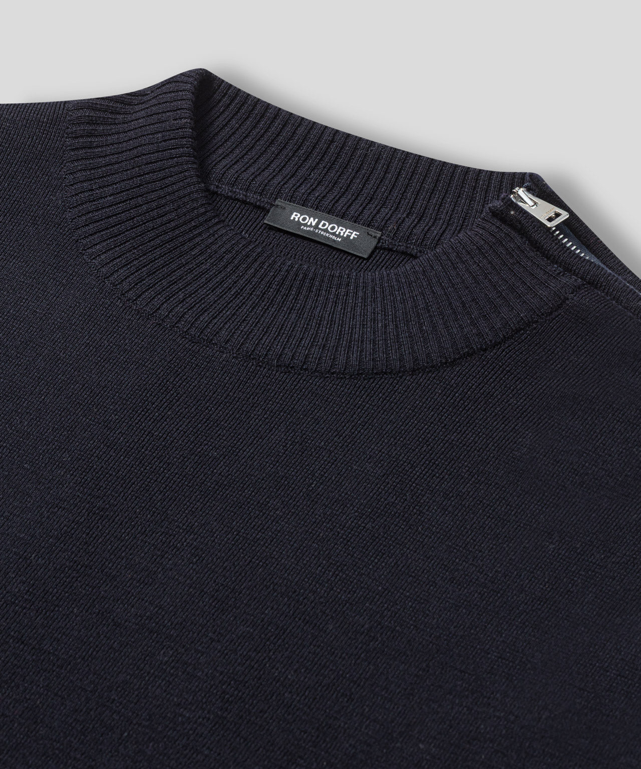 Army Merino Wool Sweater: Navy