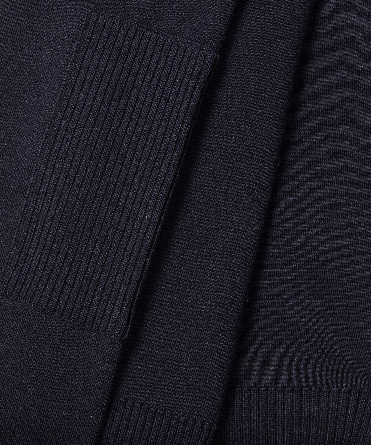 Army Merino Wool Sweater: Navy