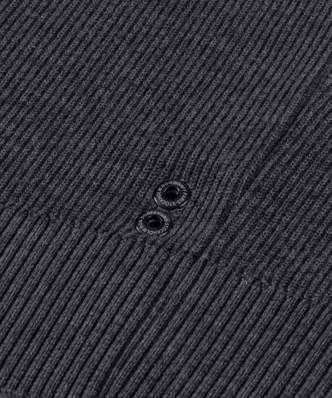 Ribbed Wool Sweater: Cosmo Grey
