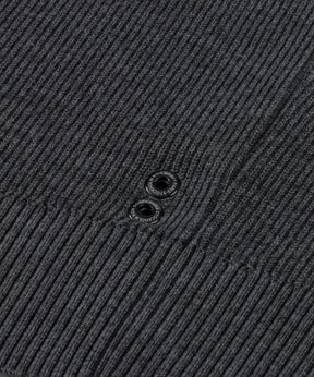 Ribbed Wool Sweater: Cosmo Grey