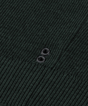 Pull en laine côtelé: Kaki foncé