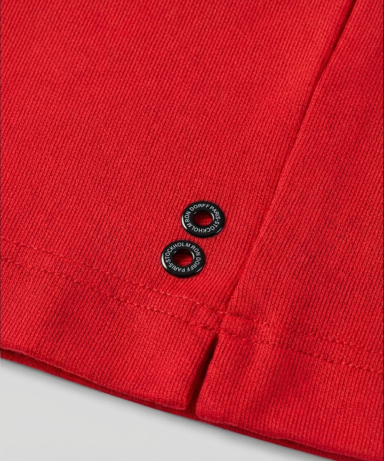 Sweatshirt sans manches en coton léger: Rouge choc