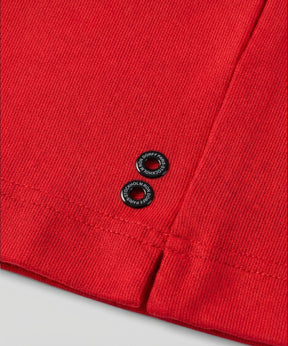 Sweatshirt sans manches en coton léger: Rouge choc