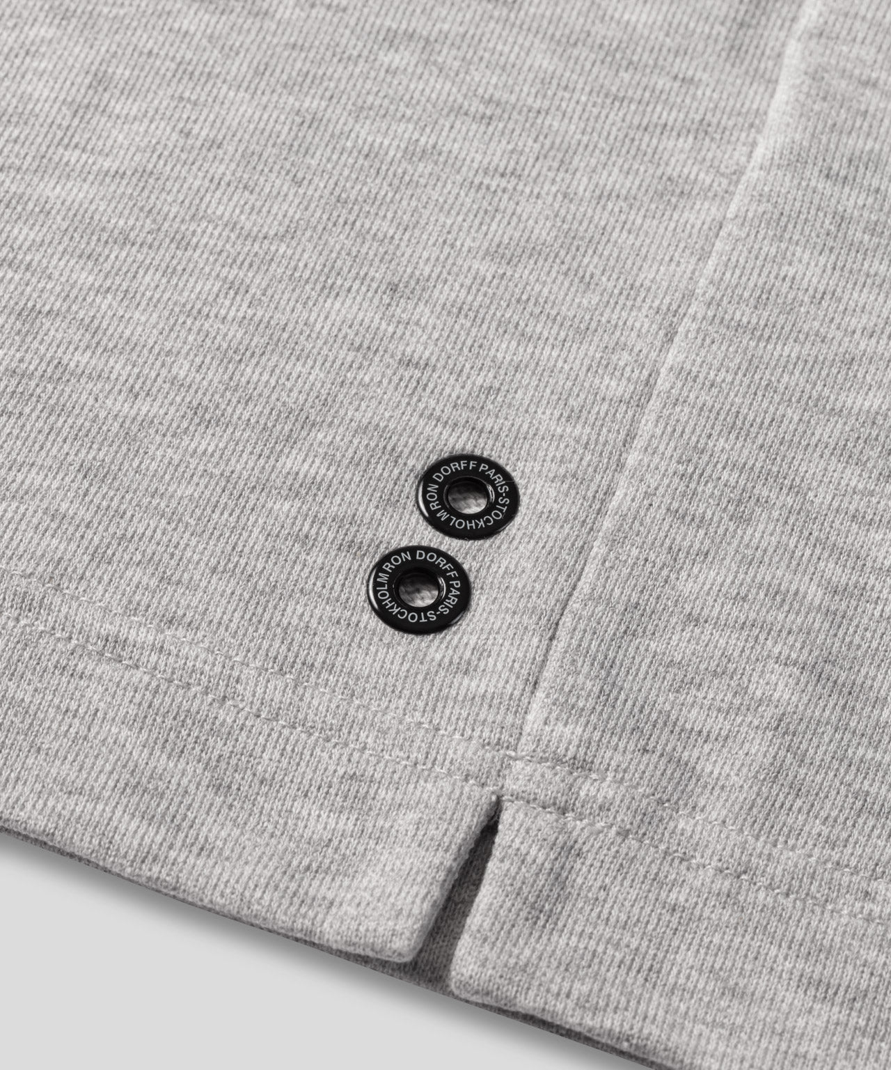 Sweatshirt sans manches en coton léger: Gris chiné