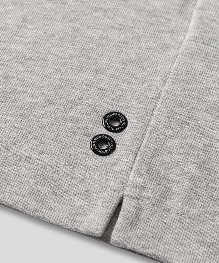 Leichtes ärmelloses Baumwoll-Sweatshirt: Graumeliert