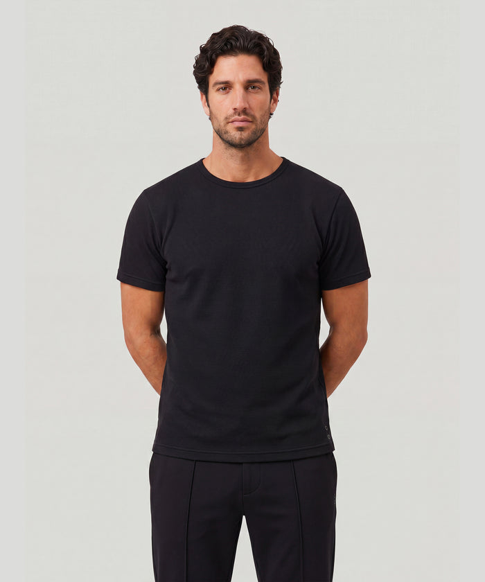 Mesh T-Shirt Eyelet Edition: Schwarz