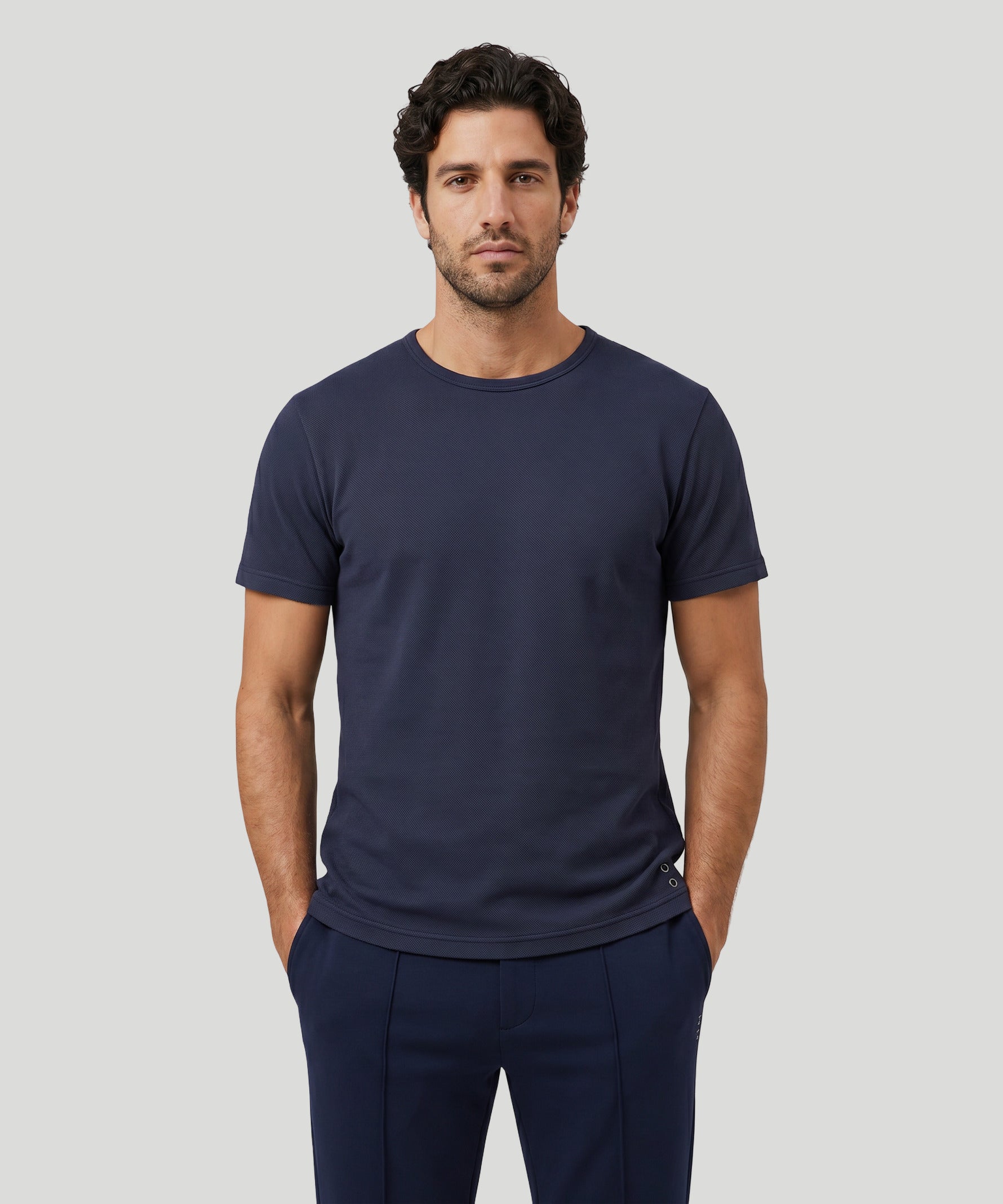 Mesh T-Shirt Eyelet Edition: Navy