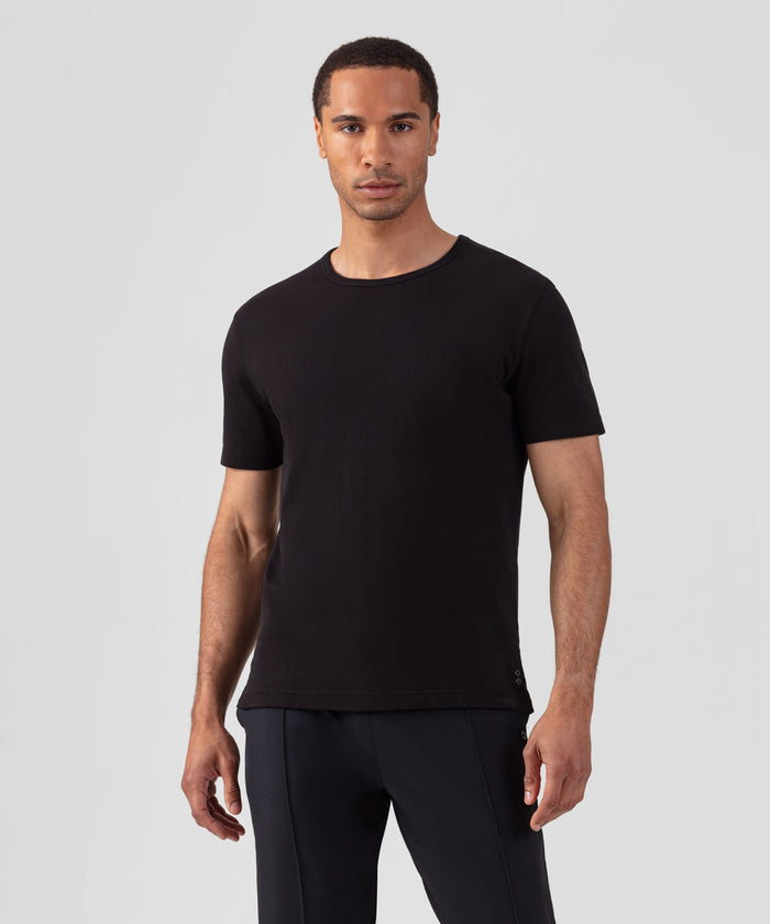 Mesh T-Shirt Eyelet Edition: Schwarz