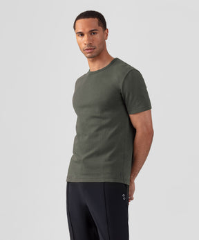 Mesh T-Shirt Eyelet Edition: Dark Khaki