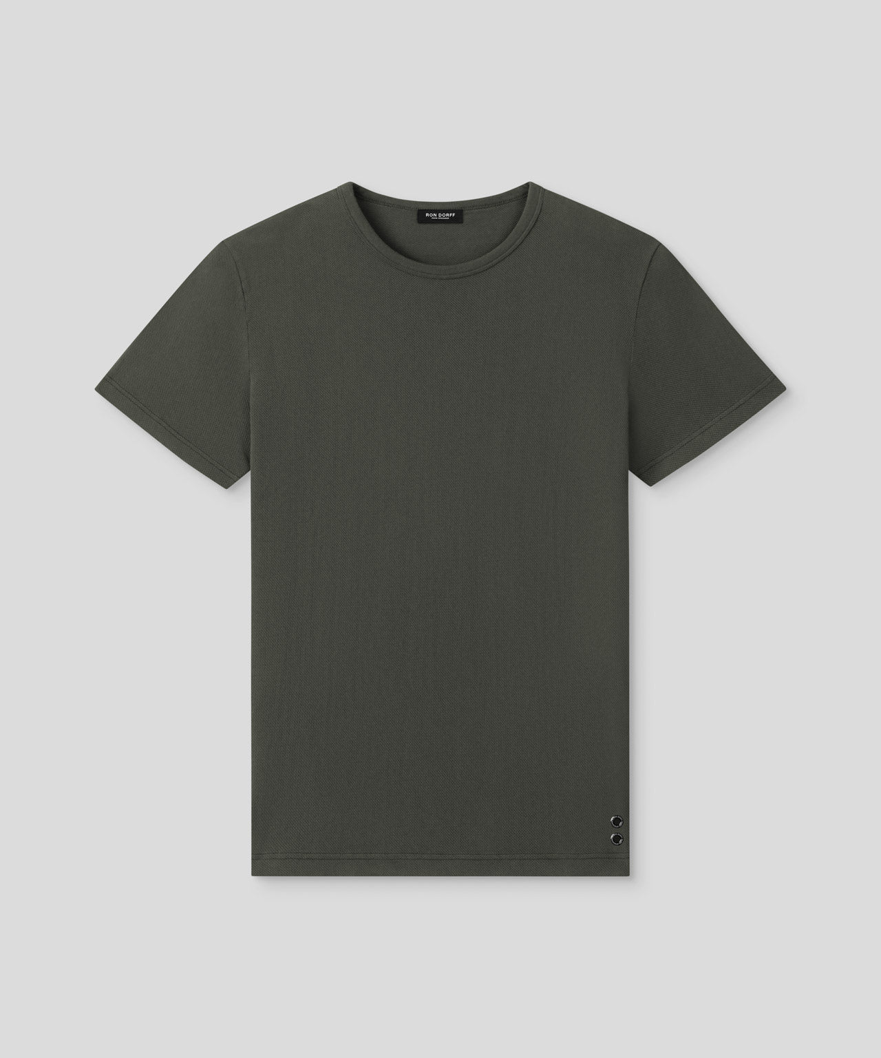 T-shirt Eyelet Edition en mesh: Kaki foncé