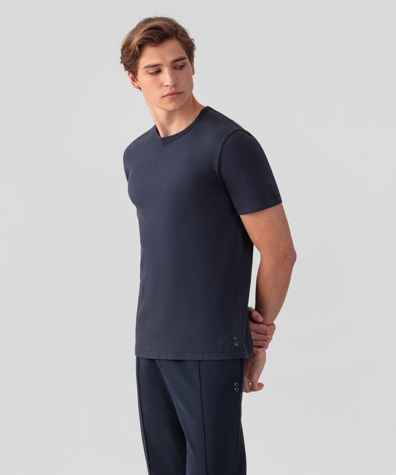 Mesh T-Shirt Eyelet Edition: Navy