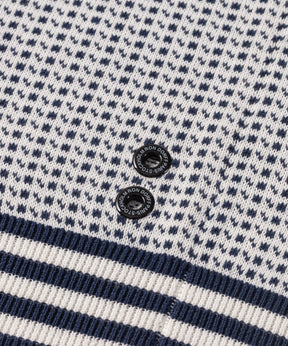 Cotton-Silk Nordic Polo: Off White