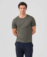Crew Neck T-Shirt Eyelet Edition: Military Green